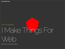 Tablet Screenshot of andrewberg.com